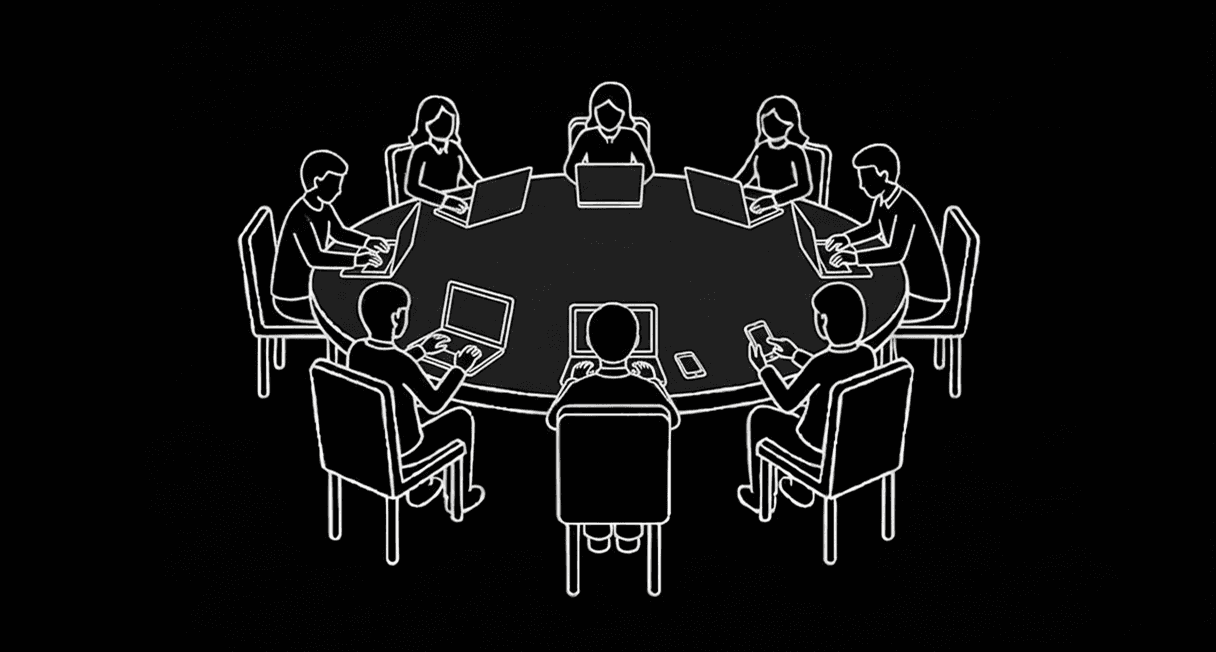 Multiplayer mode illustration - players connected online